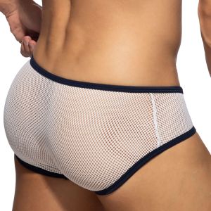 Addicted Fever Mesh Brief AD1335 White