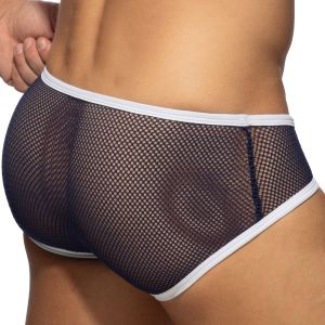 Addicted Fever Mesh Brief AD1335 Navy