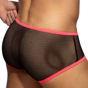 Addicted Fever Mesh Brief AD1335 Black