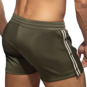 Addicted Nexus Button Shorts AD1338 Khaky