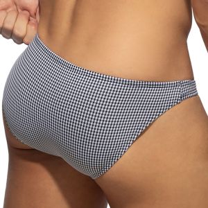 Addicted Chess Bikini Brief AD1350 Black