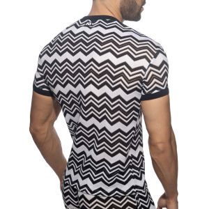 Addicted Isparta V-Neck T-Shirt AD1368 Black