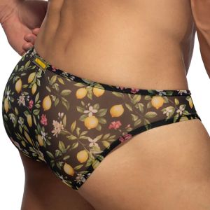 Addicted Lemon Garden Bikini Brief AD1371 Black