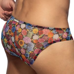 Addicted Summer Garden Bikini Brief AD1373 Black