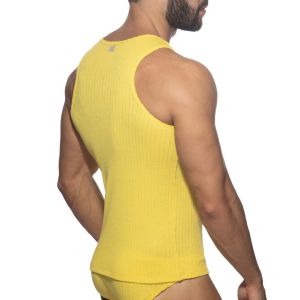 Addicted Puff Tank Top AD1378 Yellow