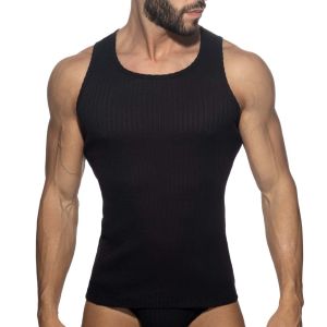 Addicted Puff Tank Top AD1378 Black