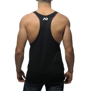 Addicted Tank Back Printed AD340 Black