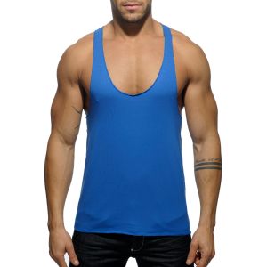 Addicted Tank Back Printed AD340 Royal Blue