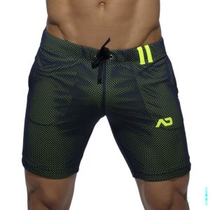 Addicted Loop-Mesh Knee Pant AD357 Navy