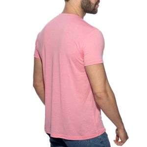 Addicted Basic V-Neck T-Shirt AD423 Pink
