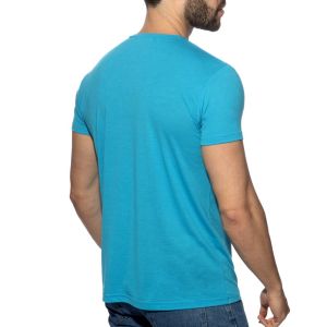 Addicted Basic V-Neck T-Shirt AD423 Turquoise