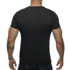 Addicted Basic V-Neck T-Shirt AD423 Black