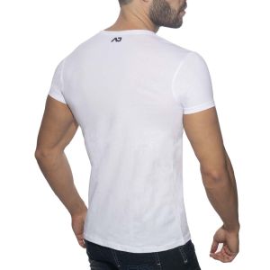 Addicted Bear Round Neck T-Shirt AD424 White