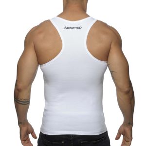 Addicted Basic AD Tank Top AD457 White