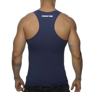 Addicted Basic AD Tank Top AD457 Navy