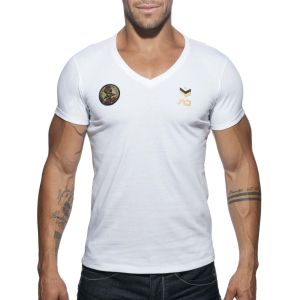 Addicted Military T-Shirt AD610 White