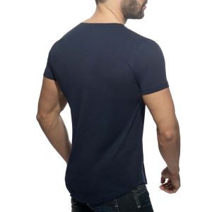 Addicted Basic U-Neck T-Shirt AD696 Navy