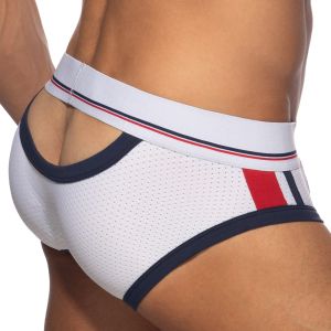 Addicted Open Sport Mesh Brief AD740 White