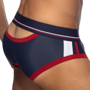 Addicted Open Sport Mesh Brief AD740 Navy