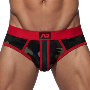 Addicted Camo Stripe Brief AD764 Red