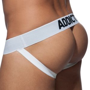 Addicted Push Up Mesh Jock AD773 White