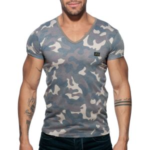 Addicted Washed Camo T-Shirt AD800 Camouflage