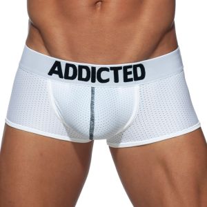 Addicted Push Up Mesh Trunk AD806 White