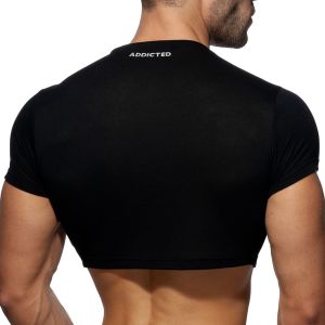 Addicted AD Crop Top AD819 Black