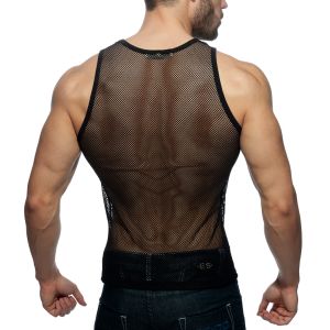 Addicted Mesh Tank Top AD848 Black