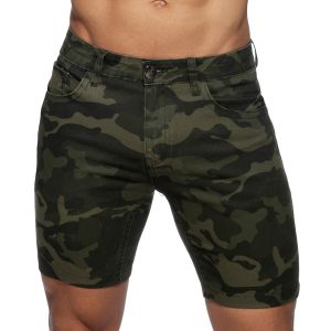 Addicted Camo Bermuda Jeans AD913 Camouflage