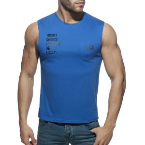 Addicted Proud 2 Be Gay Tank Top AD959 Royal Blue
