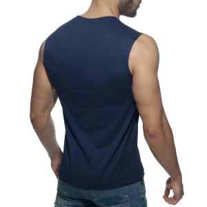 Addicted Proud 2 Be Gay Tank Top AD959 Navy
