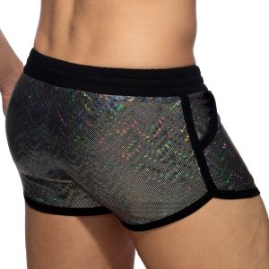 Addicted Glitter Shorts ADF186  Black