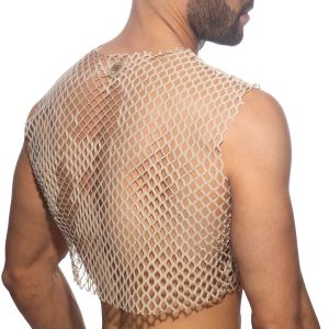 Addicted Flamboyant Crop Top ADP12 Beige