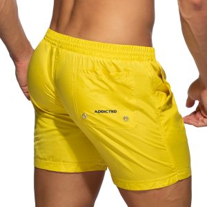 Addicted Basic Swim Long Short ADS073 Yellow