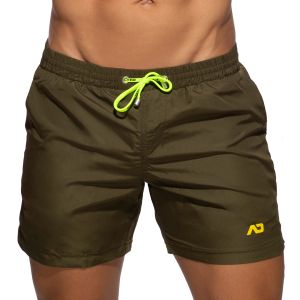 Addicted Basic Swim Long Short ADS073 Khaky