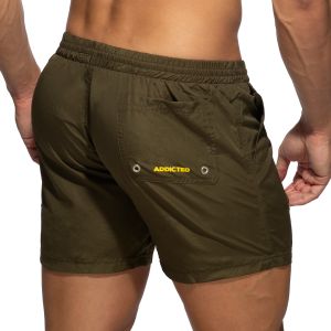 Addicted Basic Swim Long Short ADS073 Khaky