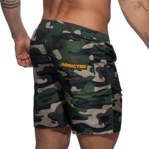Addicted Camouflage Swim Long Short ADS095 Camouflage