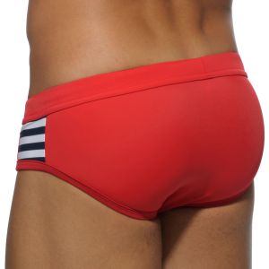Addicted Colored Sailor Swim Brief ADS105 Red