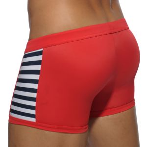Addicted Colored Sailor Swim Boxer ADS107 Red
