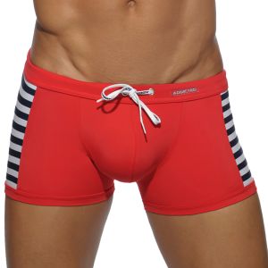 Addicted Colored Sailor Swim Boxer ADS107 Red