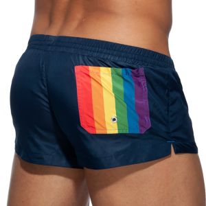 Addicted Rainbow Swim Short ADS197 Navy