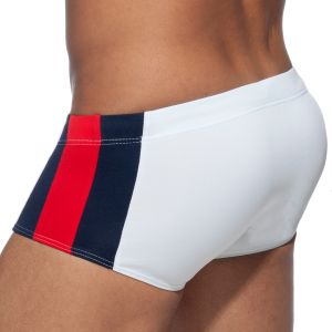Addicted Stripes Basic Swim Sunga ADS212 White