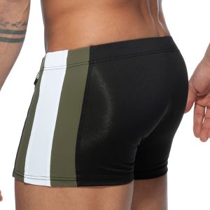 Addicted Stripes Basic Swim Boxer ADS213 Black