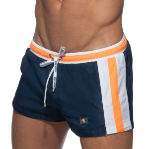 Addicted Stripes Basic Swim Short ADS214 Navy