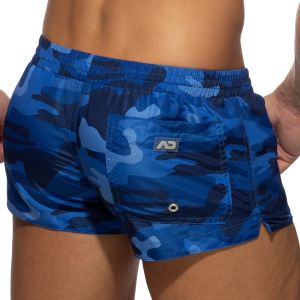 Addicted Camo Swim Short ADS294 Navy