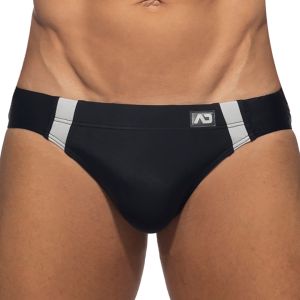 Addicted Golden Snake Swim Brief ADS319 Black
