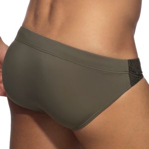 Addicted Golden Snake Swim Brief ADS319 Khaky