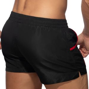 Addicted Rainbow Tape Swim Shorts ADS321 Black