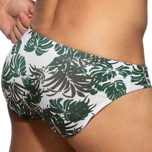 Addicted Tropicana Swim Bikini Brief ADS338 Khaki
